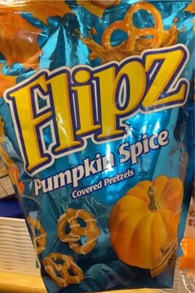 Pumpkin spice covered pretzels