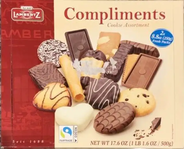 Compliments cookie assortment gift box