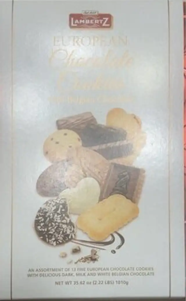 European chocolate cookiee