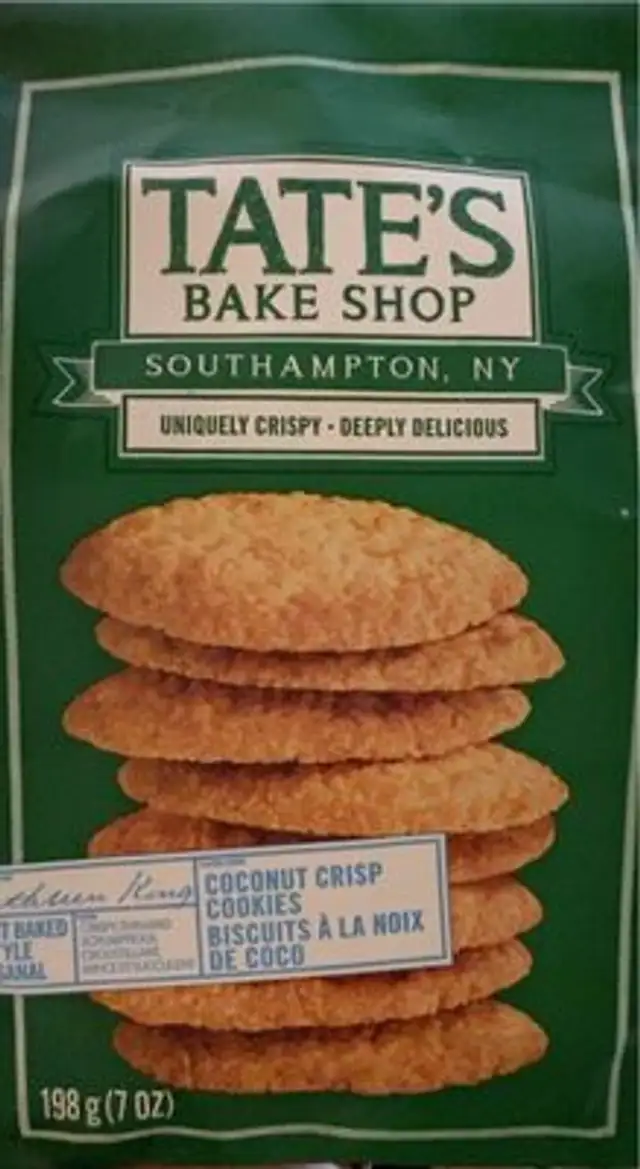 Coconut crisp cookies
