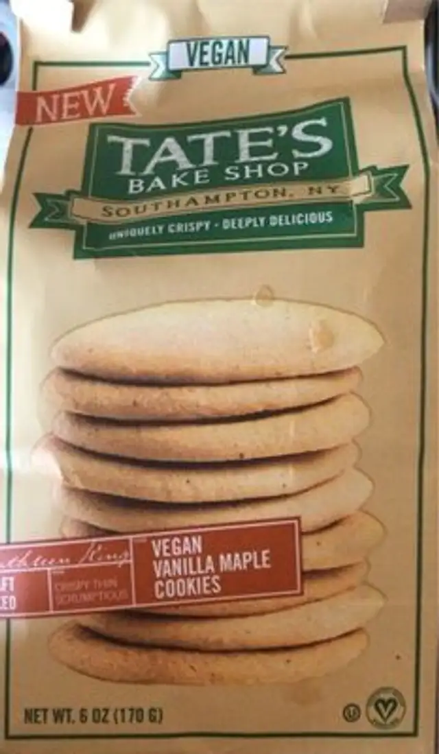 Vegan vanilla maple cookies