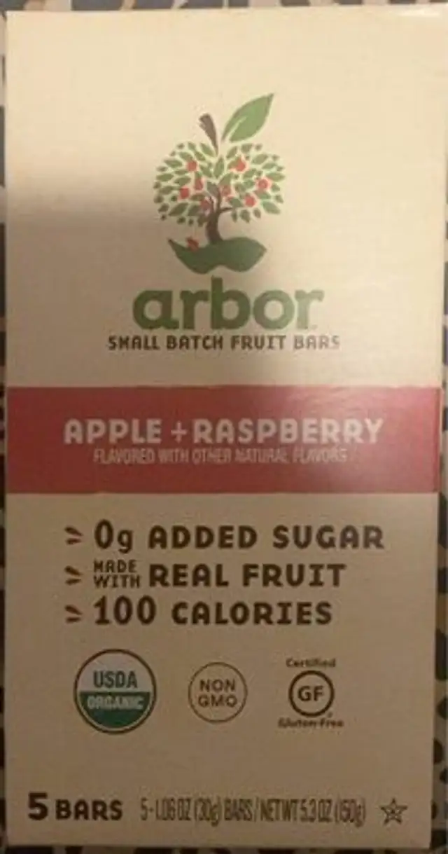 Arbor small batch fruit bars