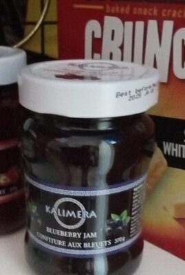 Confiture  aux bleuets front packaging