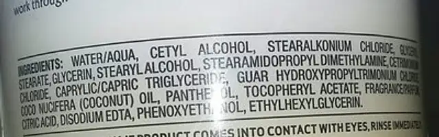 Unknown ingredients label