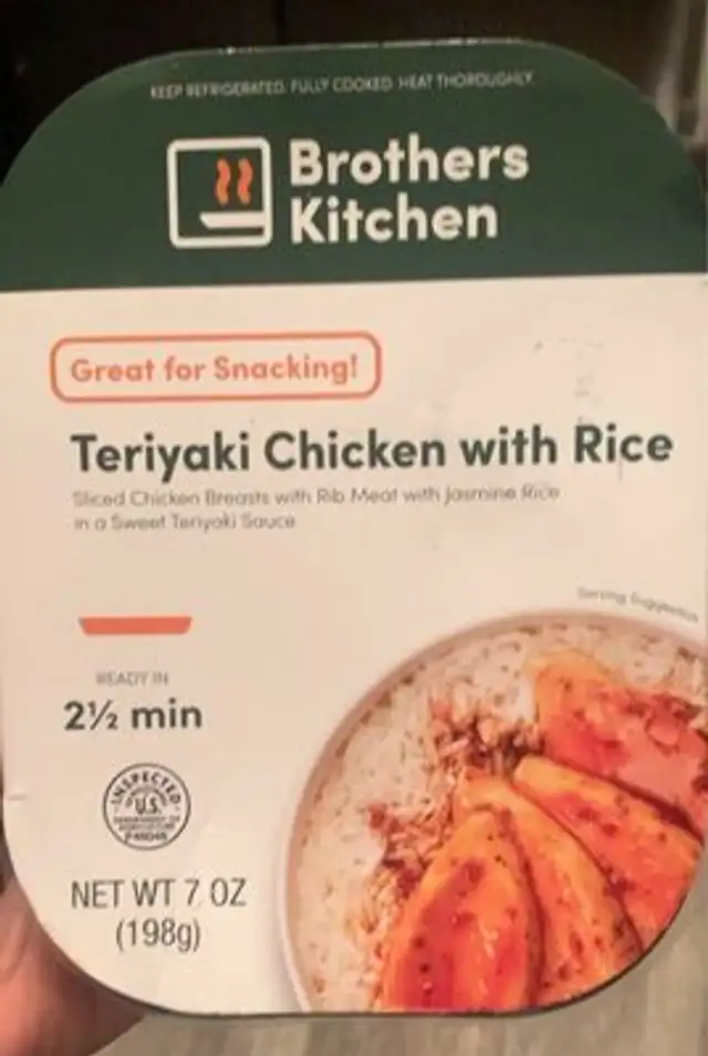 Teriyaki chicken with rice