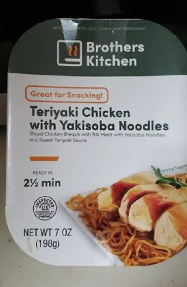 Teriyaki chicken with yakisoba noodles
