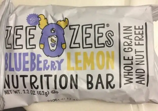 blueberry lemon nutrition bar