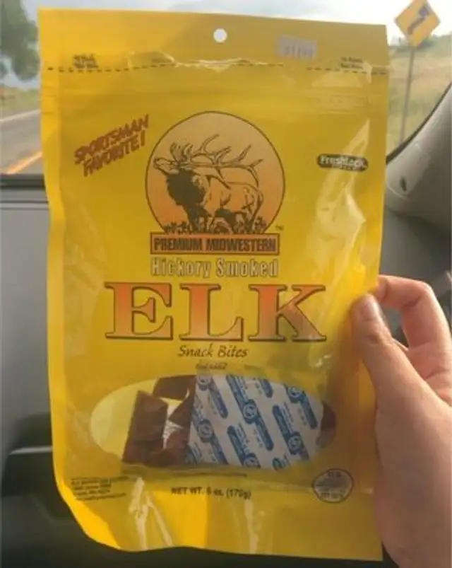 Hickory Smoked Elk Snack Bites