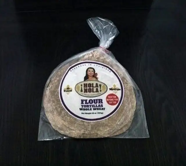 100% Whole Wheat Medium Flour Tortillas