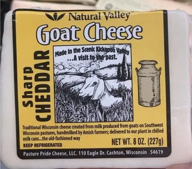 Goat Cheese Sharp cheddar