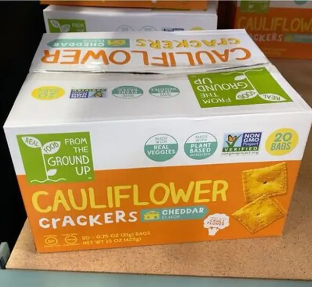 Cauliflower crackers