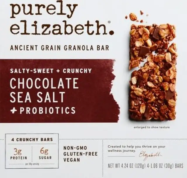 Gluten free chocolate sea salt + probiotics ancient
