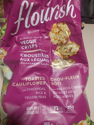 Veggie Crisps - Cauliflower With Yellow Peas, Chickpeas, & Rice