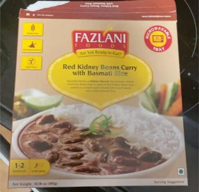 Red Kidney Beans Curry with Basmati Rice