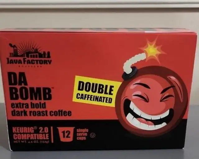 Da Bomb extra bold dark roast coffee