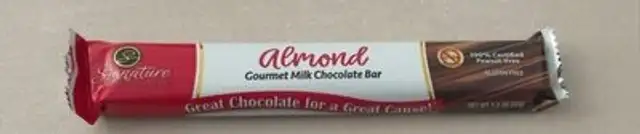 almond gourmet milk chocolate bar
