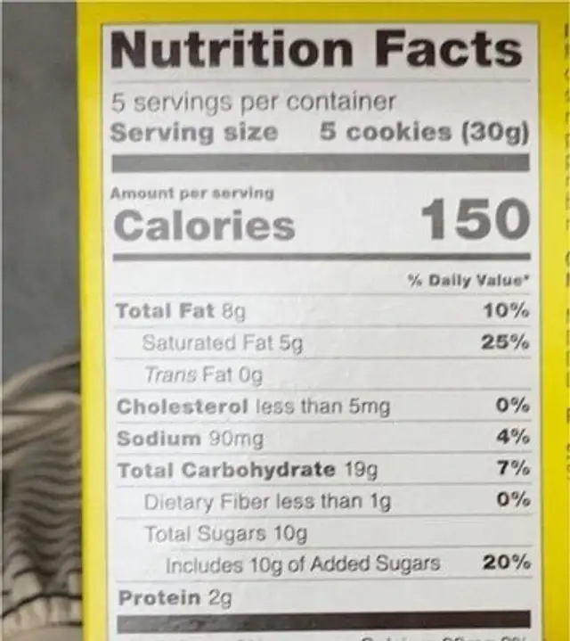 Gluten free chocolate stix nutrition facts table