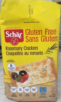 Craquelins au romarin Sans gluten