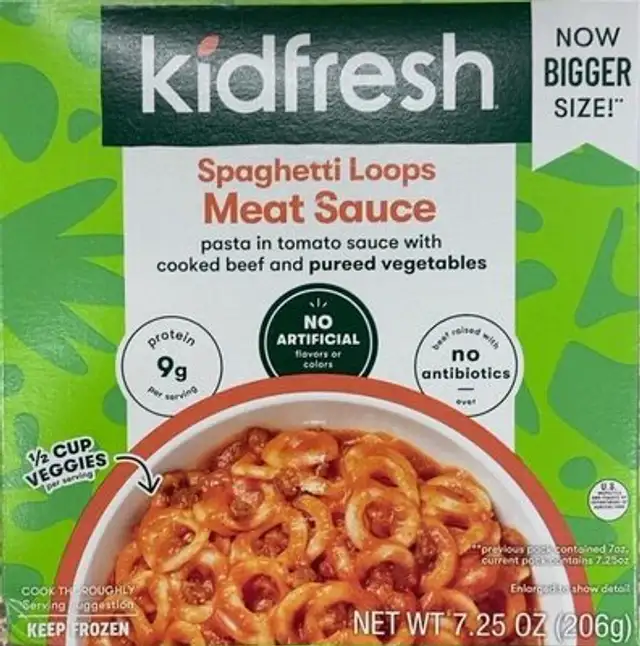Spaghetti Loops w/ Meat Sauce