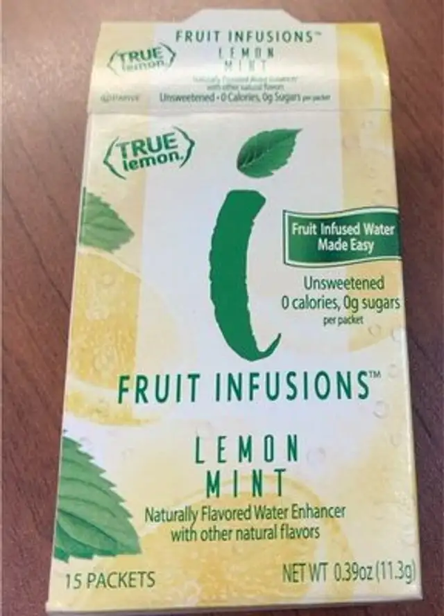 Lemon mint fruit infusion