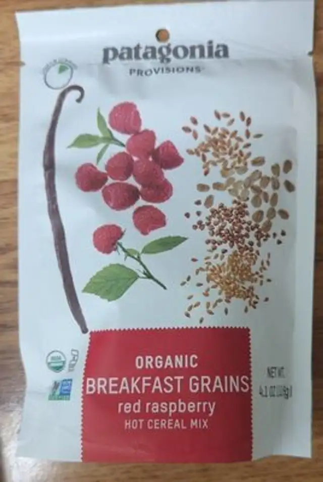 organic breakfast grains red raspberry hot cereal mix