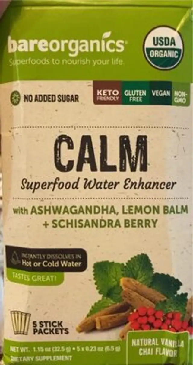 Calm superfood water enhancer