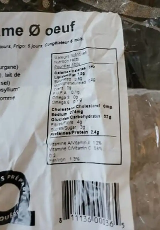 Burger Sésame 0 oeuf