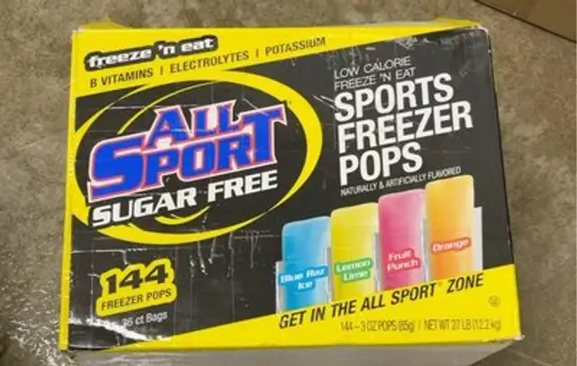 Sports Freezer Pops