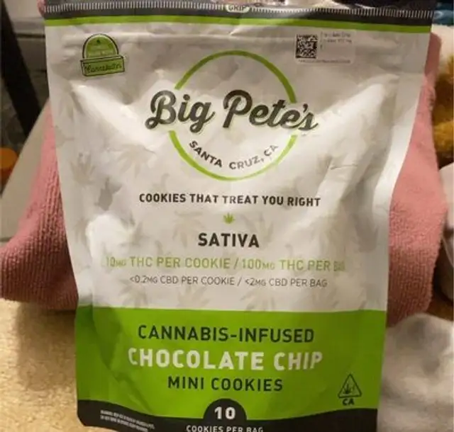 Cannabis-infused Chocolate Chip Mini Cookies