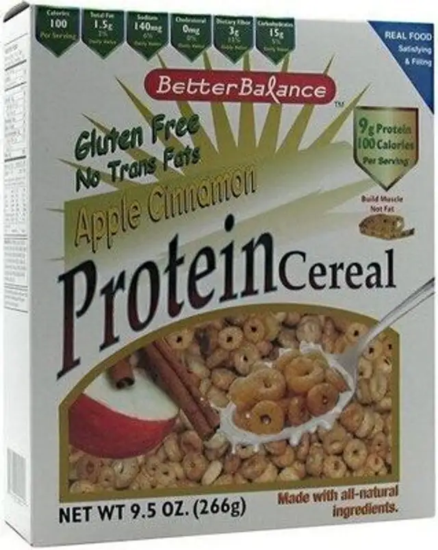 Better balance protein cereal apple cinnamon