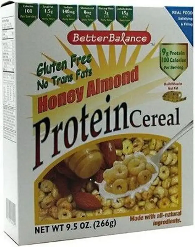 Kays naturals gluten free protein honey almond cereal
