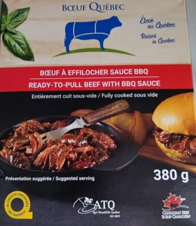 Boeuf à effiloché bbq