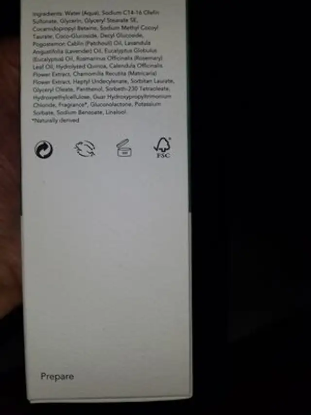 Indie lee ingredients label