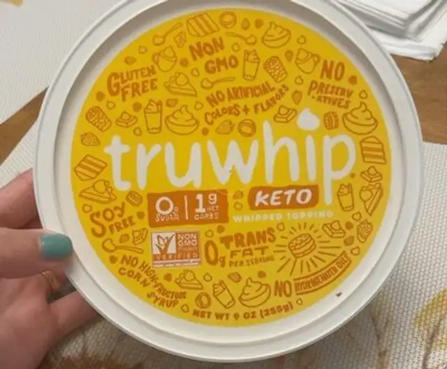 Keto whipped topping