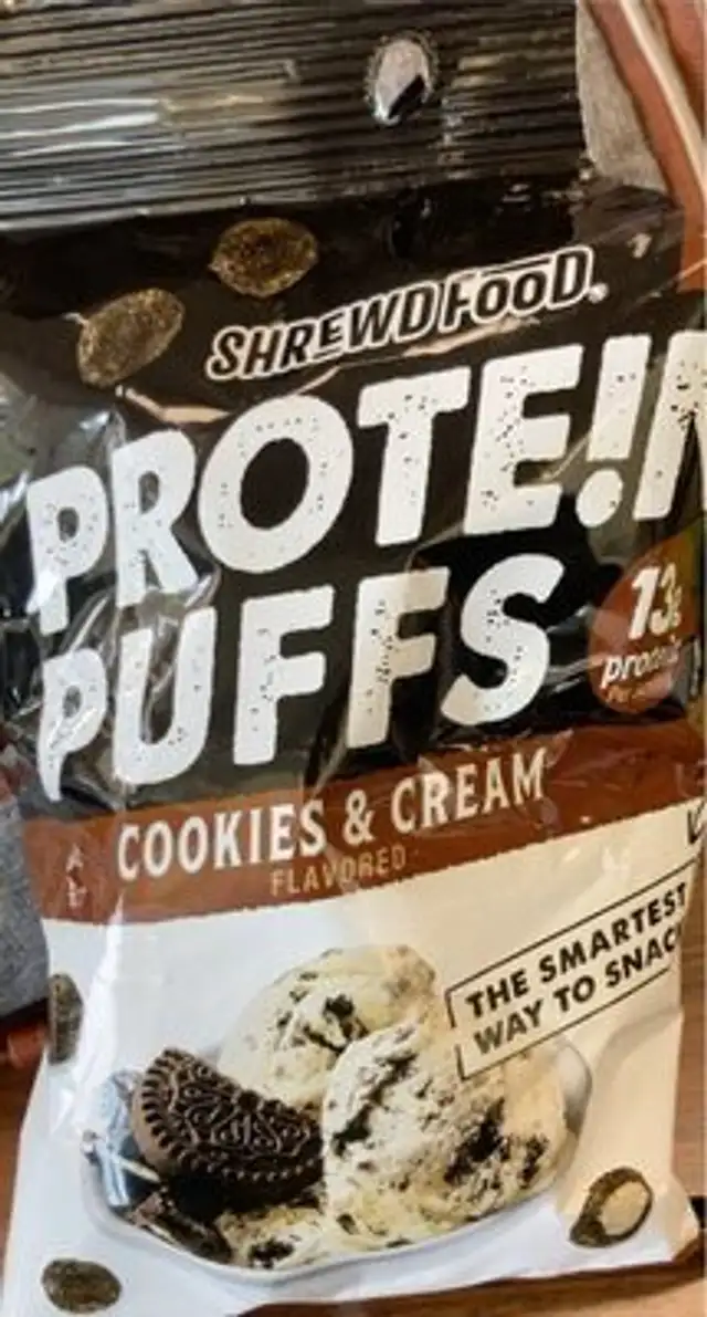 protein puffs cookies and cream