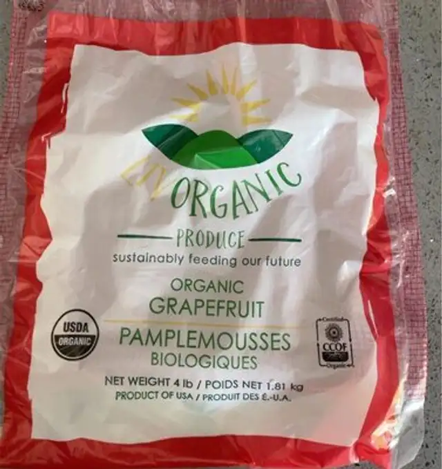 Organic grapefruit