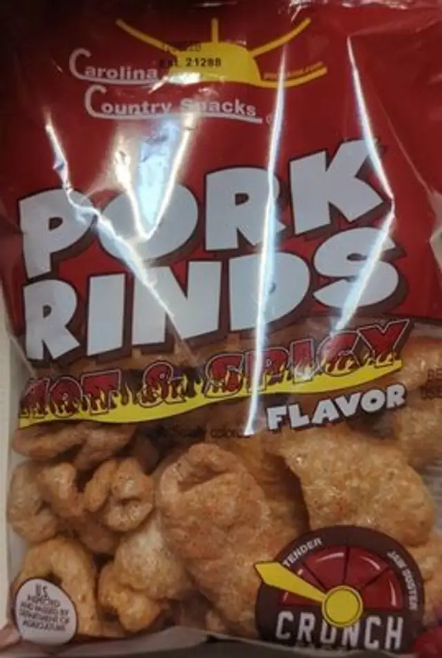 Pork Rinds Hot and Spicy