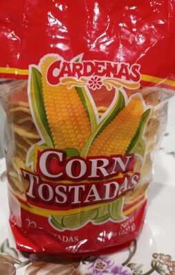 Corn tostadas front packaging