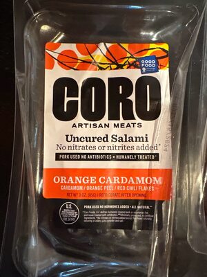 Orange Cardamom Salami