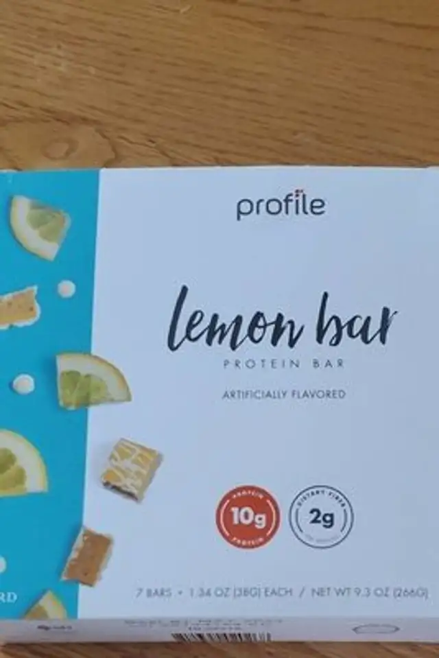 Lemon protein bars