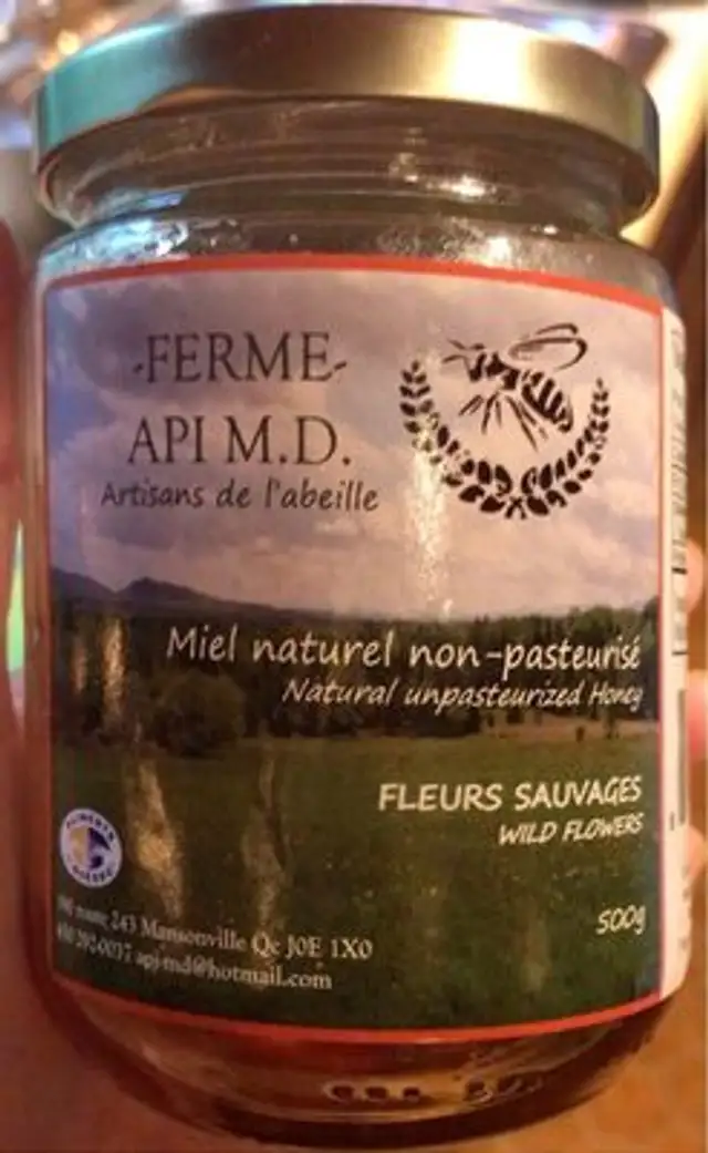 Miel naturel non pasteurisé