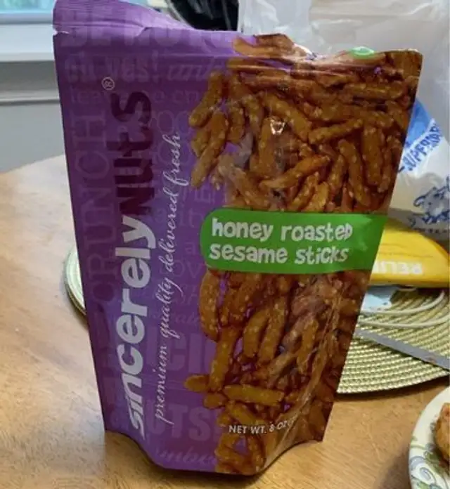 Honey roasted sesame sticks