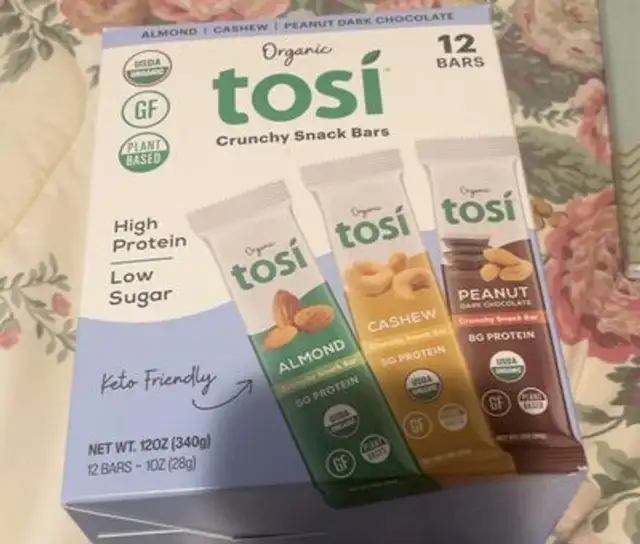 Organic crunchy snack bars