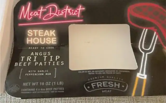Agnus tri tip beef patties