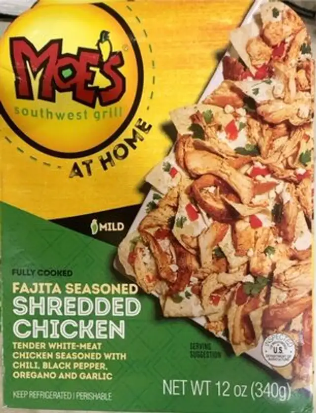 Fajita Seasoned Shredded Chicken