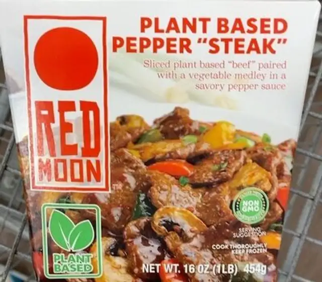Plant based peoper steak
