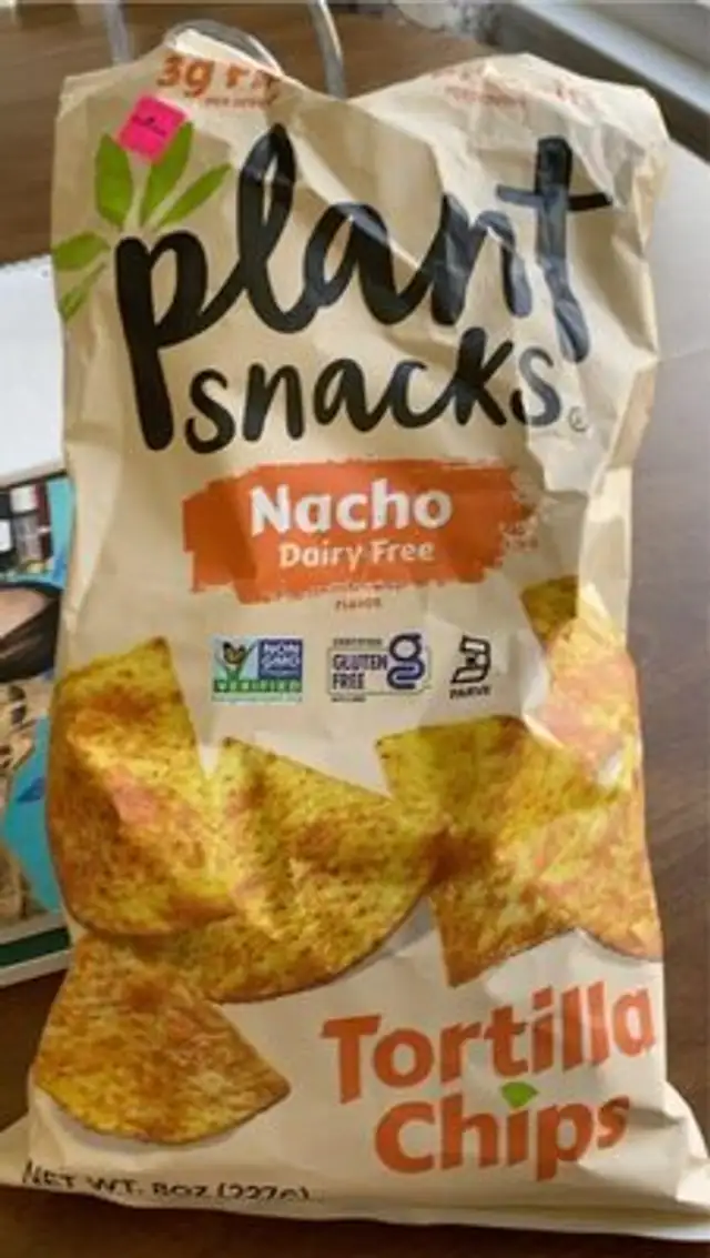 Nacho dairy free tortilla chips
