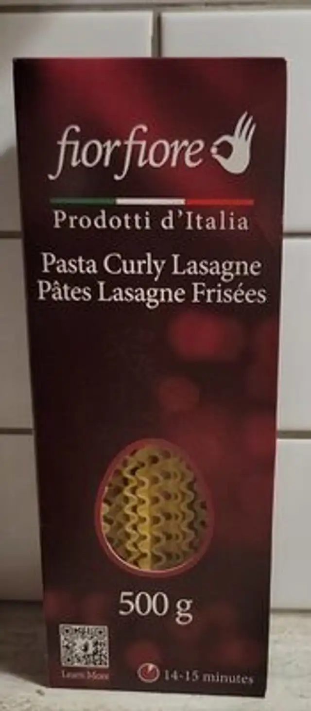 Pâtes Lasagne Frisées