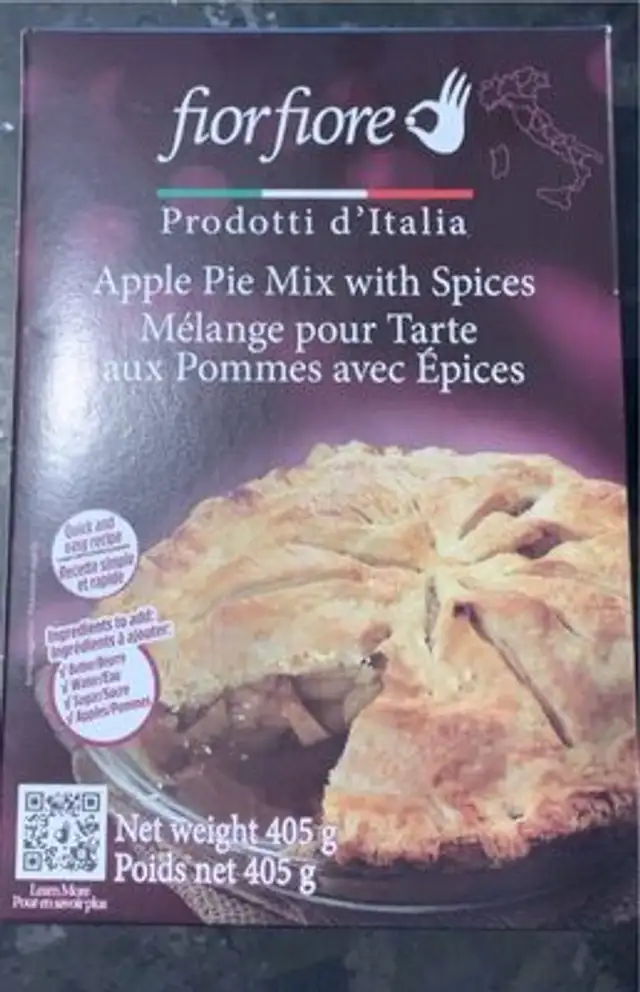 Apple pie mix with spices