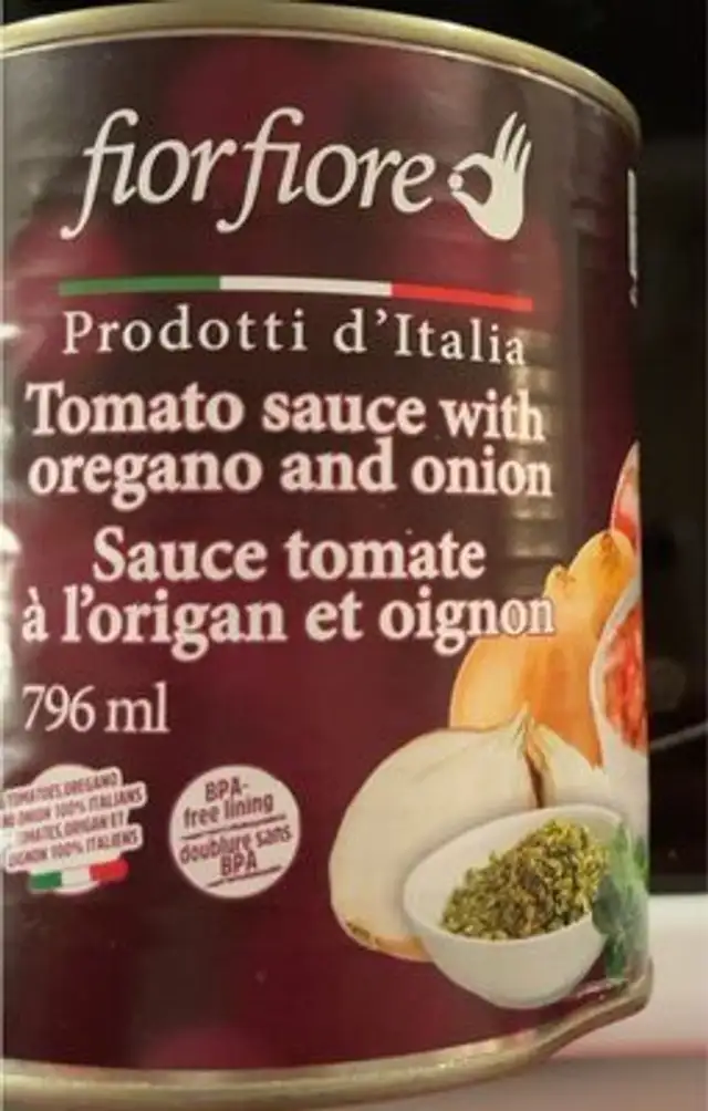 Sauce tomate à l’origan et oignon